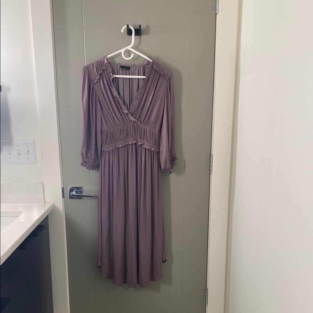 Elegant Mauve Dress